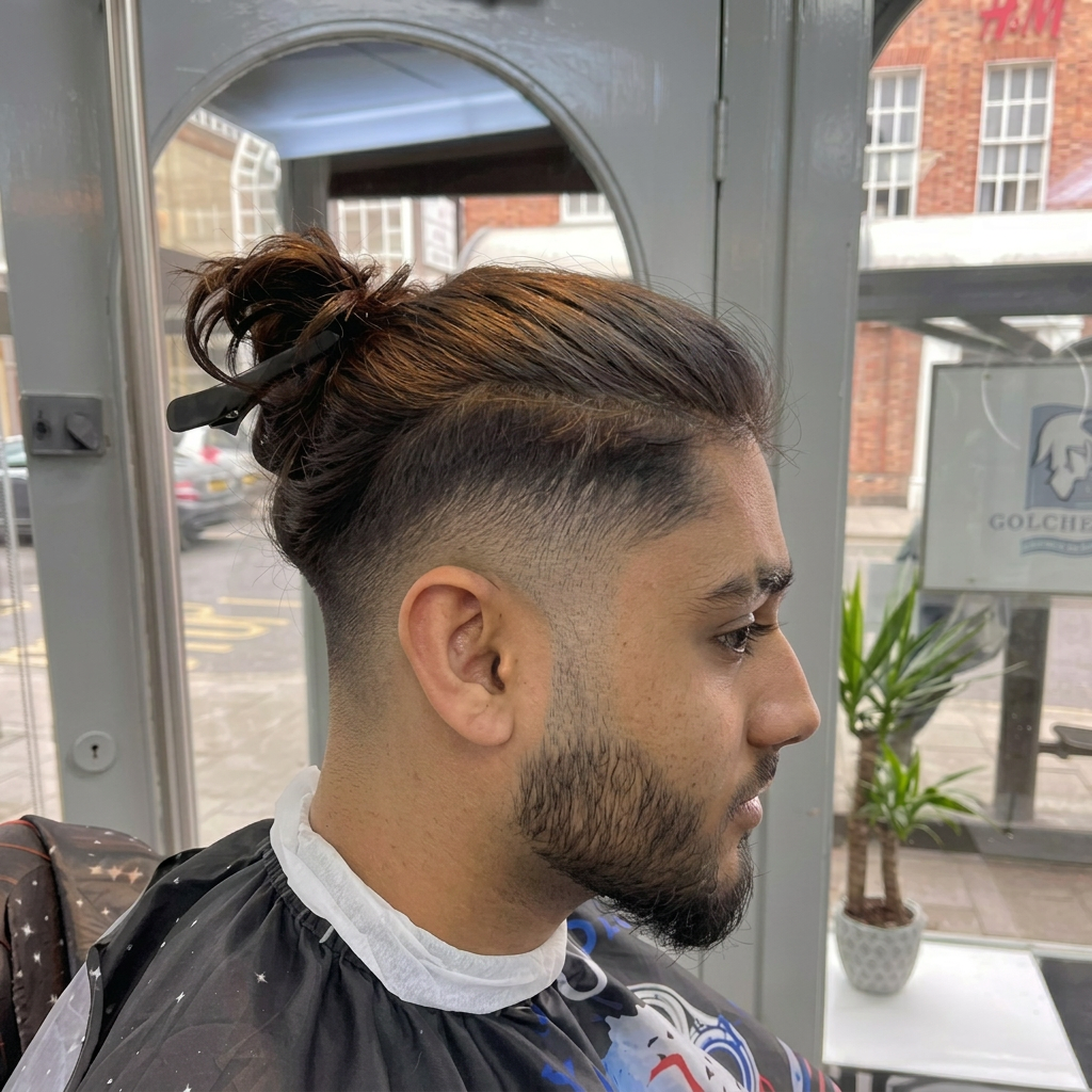 Top knot & taper